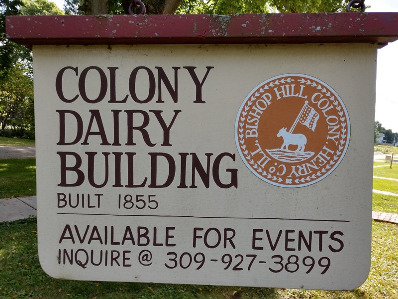 The Colony Dairy Building Sign