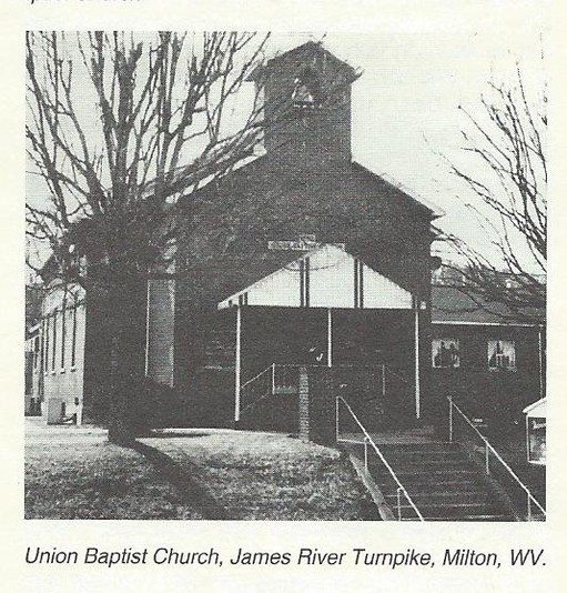 Union Baptist Church- Milton, WV (before remodling)