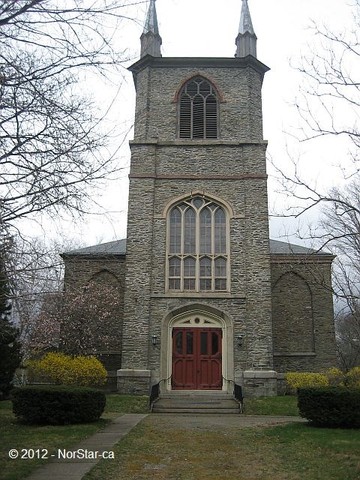 First Parish Church, located at one end of Church Green