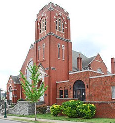 First Baptist Church was built in 1885 and is listed on the National Register of Historic Places.