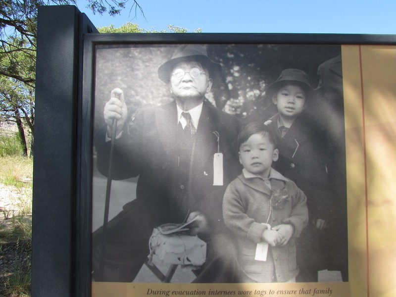 Gordon Hirabayashi's family. Gordon, the child, would later defy exclusion orders and select service.