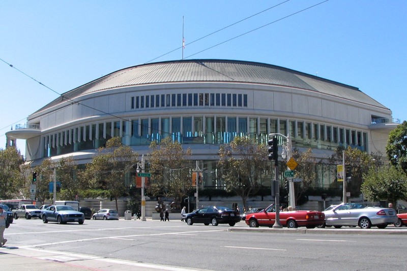 The Louise M. Davies Symphony Hall was constructed in 1980 and is home to the San Francisco Symphony.