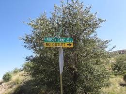 Road sign leading up to Catalina