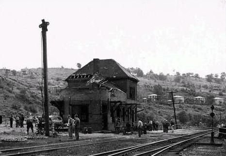 railroad station in Thomas
