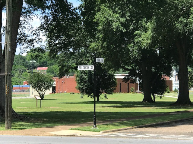 Photo of the location where the hospital once stood taken in 2017. (Joshua James