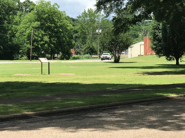 Photo of the location where the hospital once stood taken in 2017. (Joshua James)