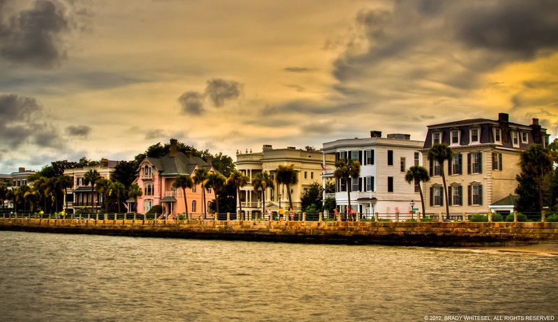 The Charles Drayton Home is the one on the very left