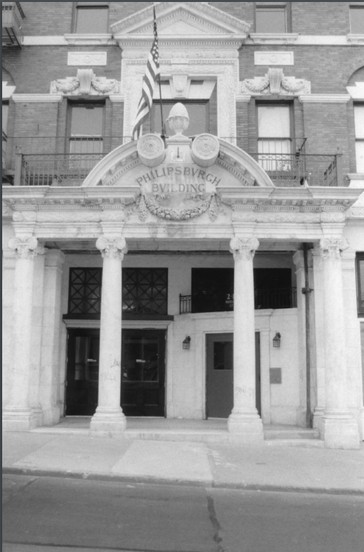 Facade, Door, Monochrome, Column