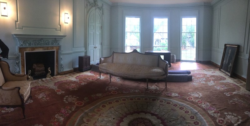Living Room - furniture and rug are original to home.