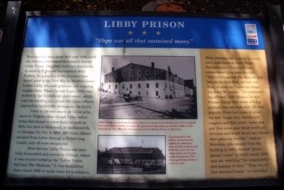 Libby Prison historical marker