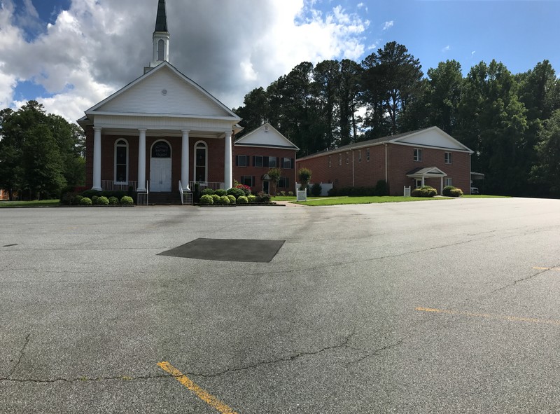 Pictured is Acworth Baptist Church.