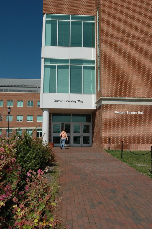 Entrance to the Guerrieri Laboratory Wing, 2009