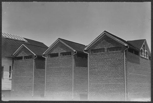 Photograph of cell blocks at Occoquan Workhouse, ca. 1917, Photograph by Harris & Ewing, in National Woman's Party Records, Group I, I:160, courtesy of the Library of Congress.