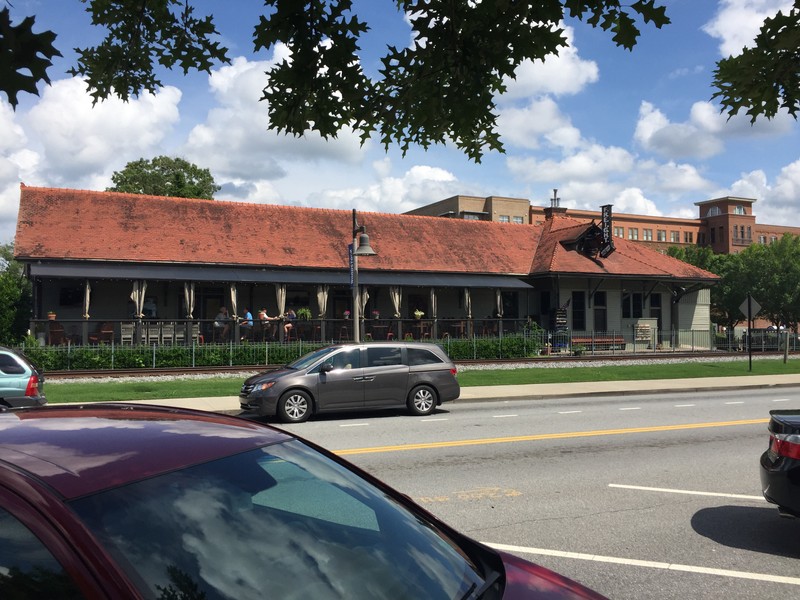 Front view facing Main Street.