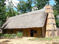 The reconstructed Mt. Malady. This was the first hospital constructed in what is today the United States