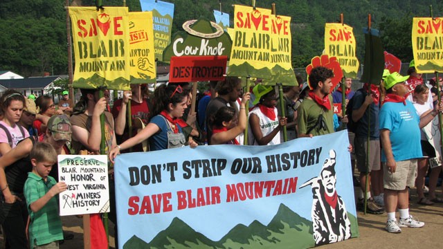 Protest to Save Historic Site from Mountain Top Removal (2011)