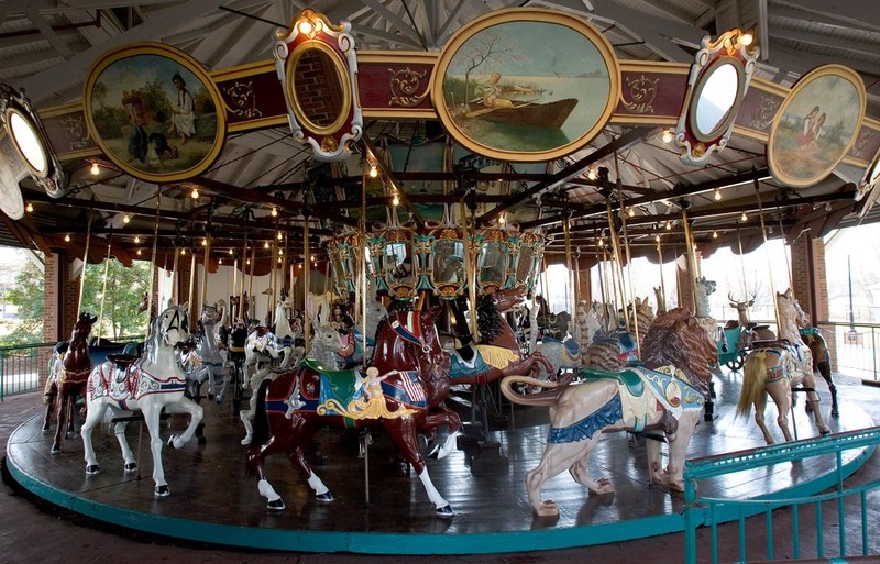 Horse, Carousel, Leisure, Recreation