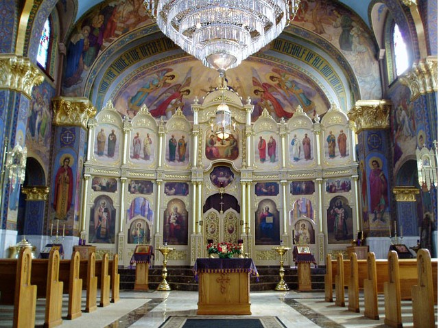 View inside the church. Photo: St. Theodosius Cathedral