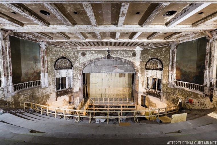The interior of the theater today
