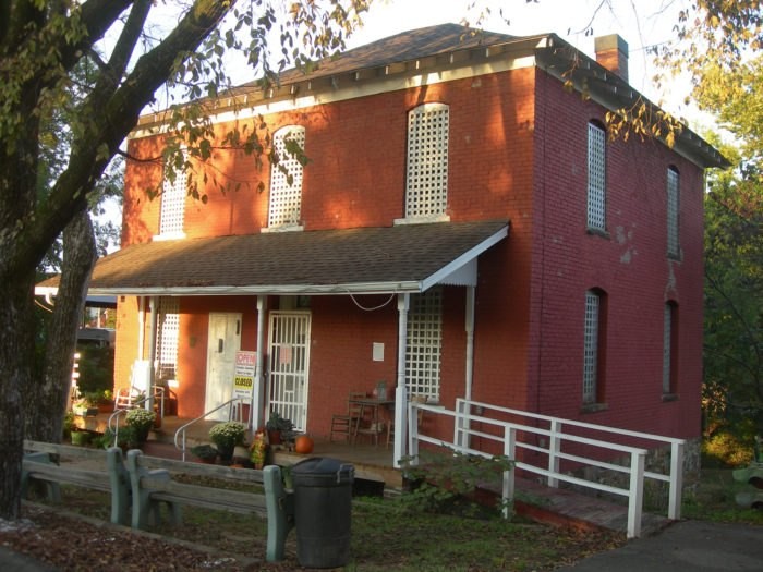 Jail House today used as a museum in Paris, Arkansas.