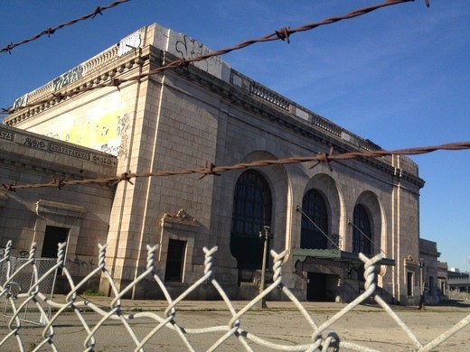 The station from the outside. 