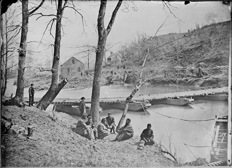 Photo of Blackburn's Ford by Matthew Brady, between 1861 and 1865