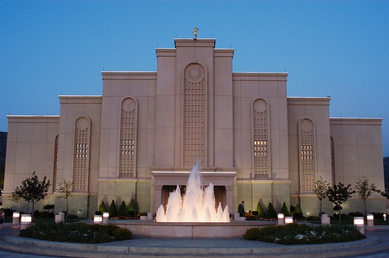 Albuquerque Temple from behind