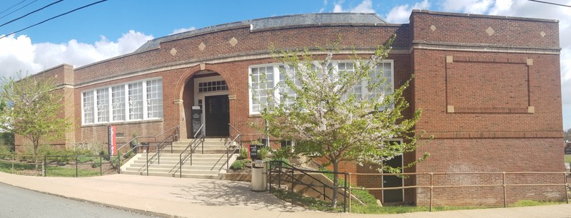 Commerce Street entrance to Jefferson School African American Heritage Center