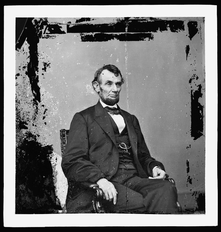 Photograph of President Lincoln taken in 1864