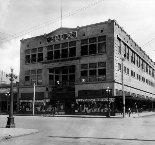 Rosenwald Building circa 1915. Courtesy of the Albuquerque Museum