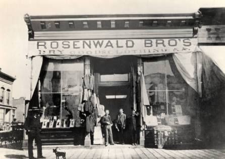 Original Rosenwald store in Albuquerque, circa 1900. Courtesy of the Albuquerque Museum