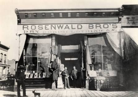 Original Rosenwald store in Albuquerque, circa 1900. Courtesy of the Albuquerque Museum 