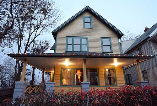 Ralphie's house has been restored to its movie splendor and is open year round to the public for tours.