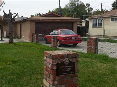 The former home of Cesar Chavez