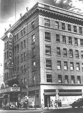 Circa 1940s-1950s photo of the Sunshine Building. Courtesy of the Albuquerque Museum
