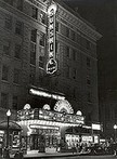 Night photo of neon sign, circa 1930s-1940s. Courtesy of the Albuquerque Museum