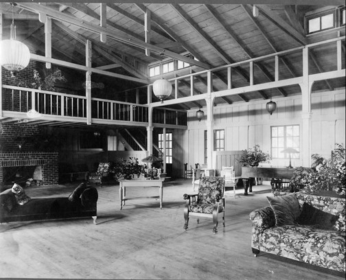 The interior of the Hostess House