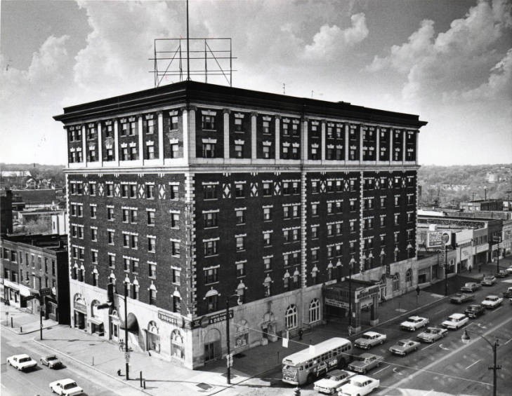 The Portage Hotel in 1963