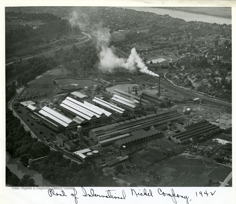 Aerial view of the plant, 1942