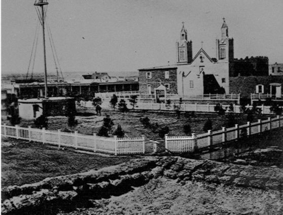 Circa 1890s photo of San Felipe de Neri