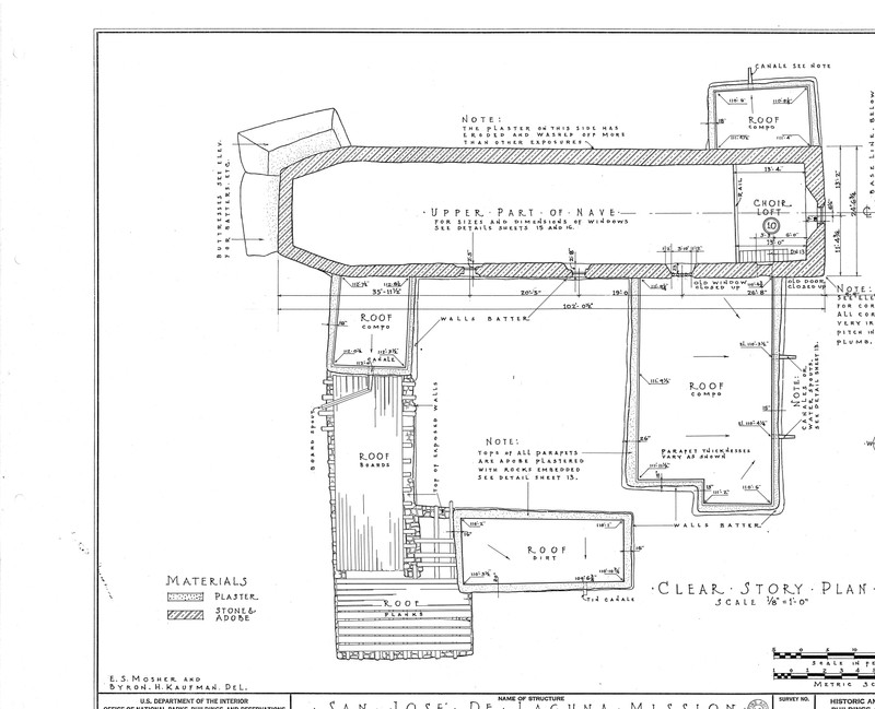 Floor plan of the mission