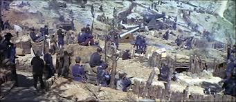 Snapshot from the battle of scene from The Good, The Bad, and The Ugly