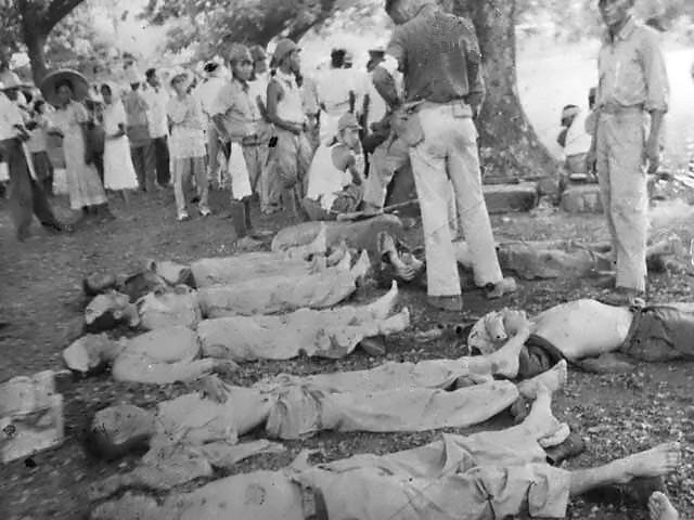Some of the dead from the Bataan Death March