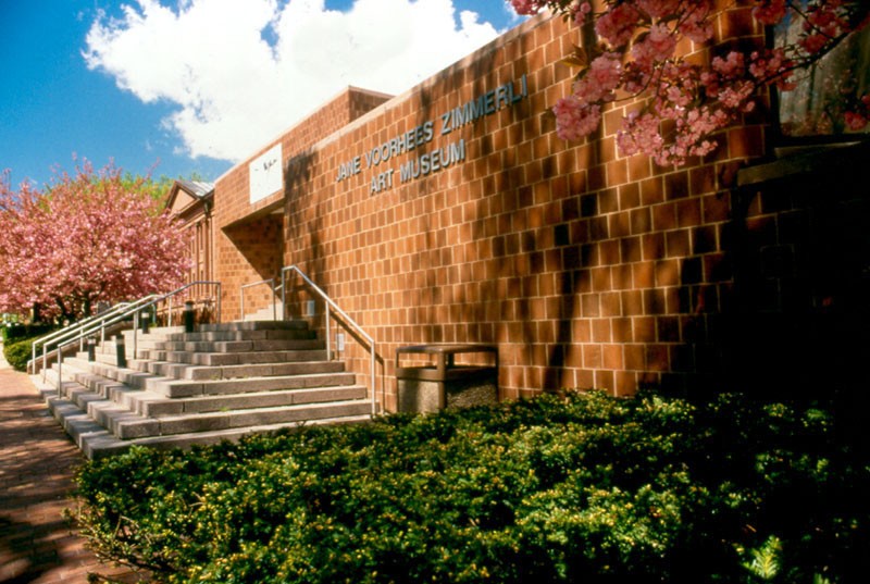 The Zimmerli Art Museum was founded in 1966 as the Rutgers University Art Gallery (image from Wikimedia Commons)