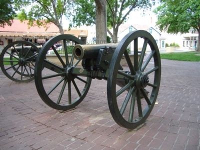 Replica Mountain Howitzers as seen today