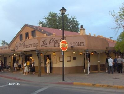 Historic sign for Casa de Armijo 