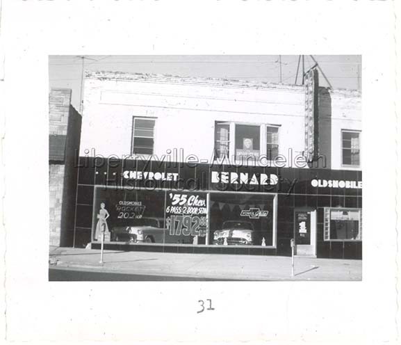 611 N. Milwaukee Avenue, Bernard Chevrolet, 1955