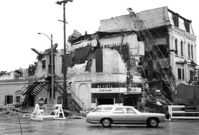 Demolition of the Theater.