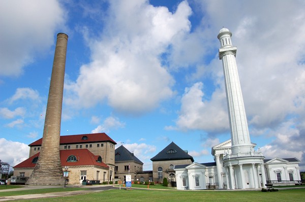 Water Tower Park buildings (image from University of Kentucky College of Design)