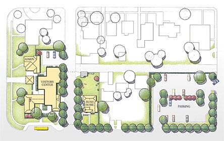 The projected extended layout of the Presidential Home historical site as phase two of restoration continues, sourced from the official website